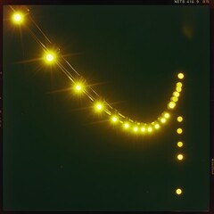 Bright electric idea lightbulb illuminates a dark stage wall with glass technology and power