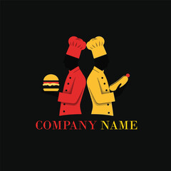 Fast food company logo design