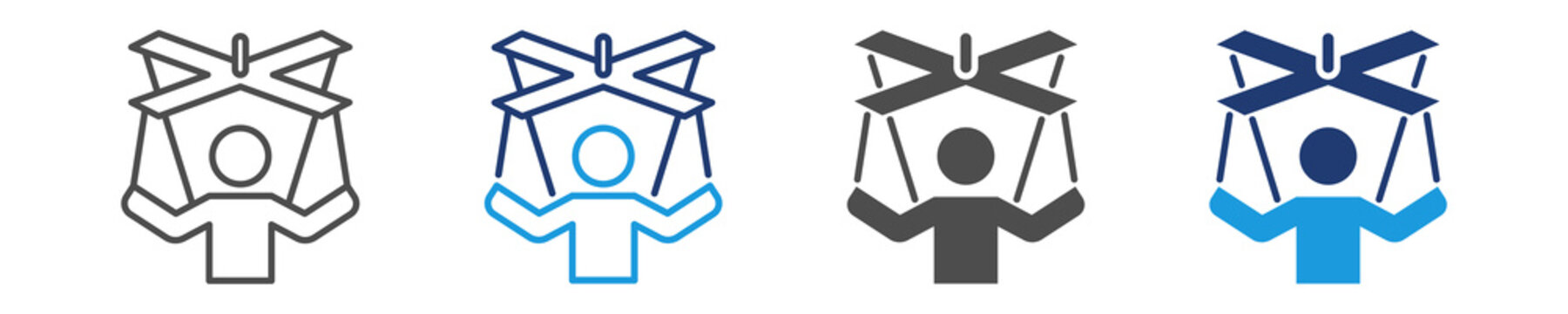 string manipulation icon set multie style