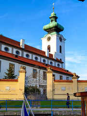 view of the church in Ceska Budejovice