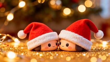 Adorable Little Characters Celebrate Festive Holiday Season