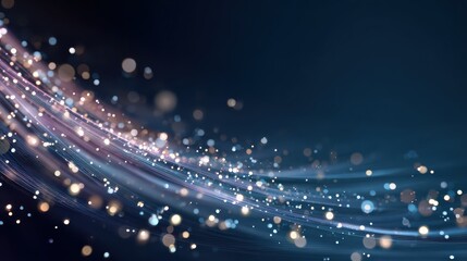 abstract bokeh lights and stars on a dark blue background 2026