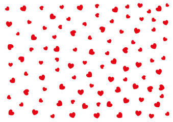heart design creative on white background illustration vector