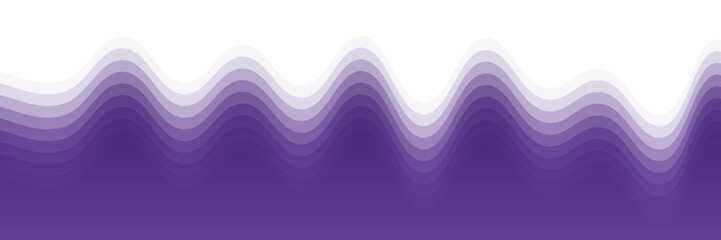 A purple line with white waves on it