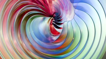 カラフルな波紋の背景