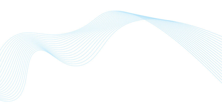  Smooth wave abstract vector background with shadow. background image with dynamic curves. Abstract blue futuristic blend waves lines technology background and sound wave lines on white background.