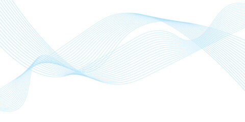 Smooth wave abstract vector background with shadow. background image with dynamic curves. Abstract blue futuristic blend waves lines technology background and sound wave lines on white background.