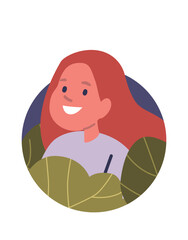 Summertime girl child natural portrait