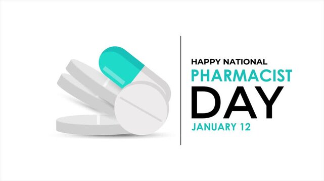 Professional animated video for National Pharmacist Day featuring clean healthcare visuals, precise dosage elements, and a clear tribute to pharmacists’ expertise in patient wellness.