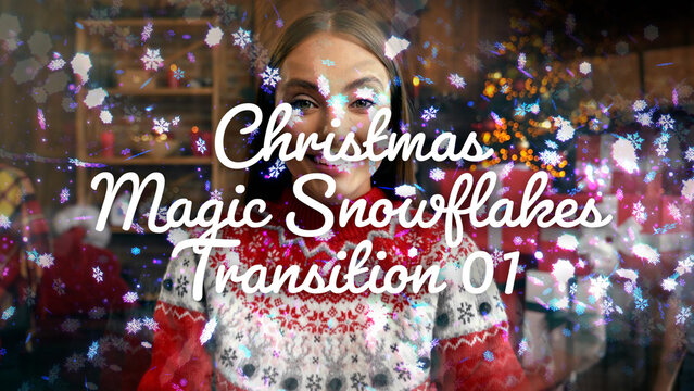 Christmas Magic Snowflakes Transition 01