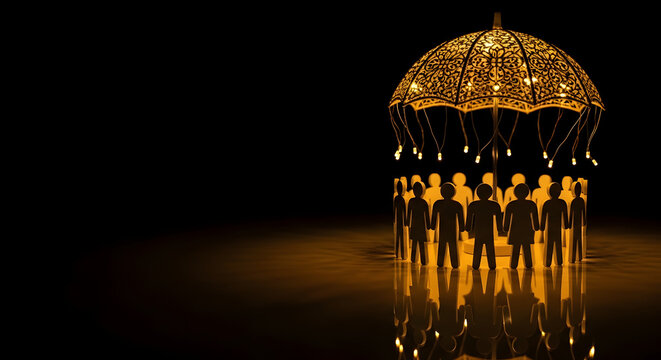 Cultivating psychological safety and trust coworkers under umbrella