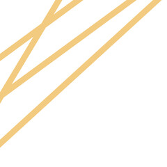 Golden Corner Line Accent