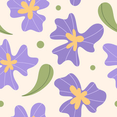 Exotic floral seamless pattern design