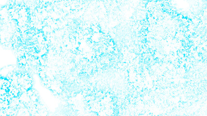 Abstract Bright Aqua Blue Grunge Texture With High-Key Cyan Watercolor Background with Frosty Ice & Chalk Effects for Clean Summer & Wintry Design