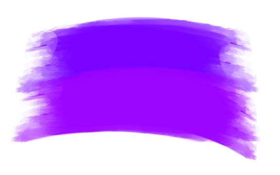 Dynamic purple brush stroke texture isolated on transparent background - Powered by Adobe