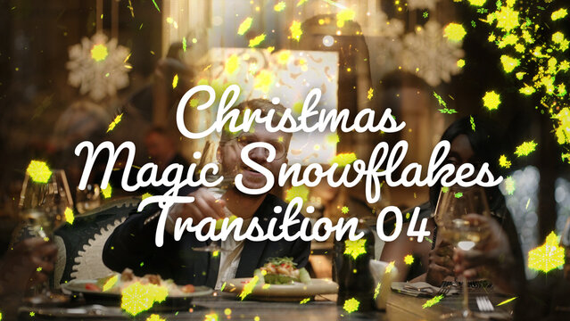 Christmas Magic Snowflakes Transition 04
