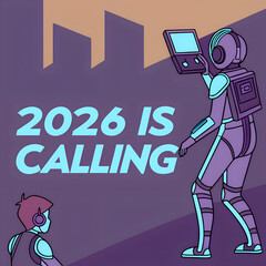 vector illustration of a happy new year