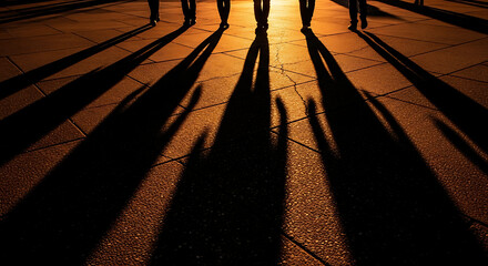 shadows on the street