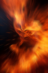 abstract fire background