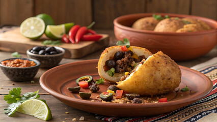 Classic Papa Rellena Peruvian Style