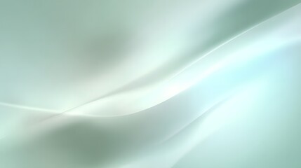 Abstract background with waves and blurred bokeh. abstract background with smooth lines in pastel shades of blue and green, mint color.