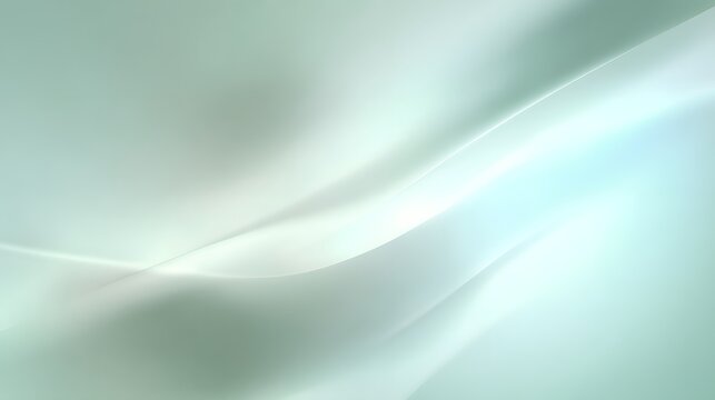 Abstract background with waves and blurred bokeh. abstract background with smooth lines in pastel shades of blue and green, mint color.