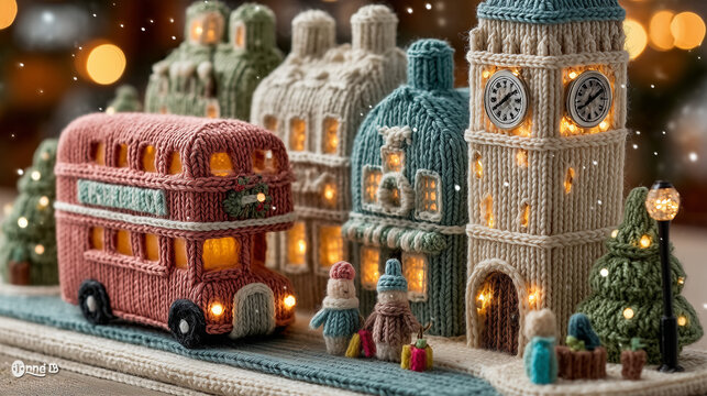 small toy bus, brown and gray colors, soft lighting, smooth textures, realistic depth of field,