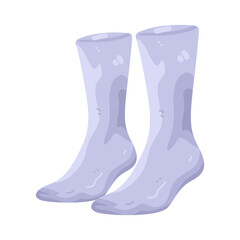 Illustration of Two Pair of Socks