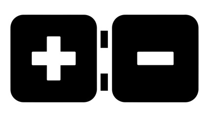 Obraz premium Positive and negative test result symbols, commonly used to represent hiv testing outcomes, isolated on white background