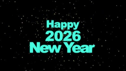 Retro 8-bit New Year pixel animation featuring smooth loop motion, holiday-inspired graphics, and winter abstract backdrop for modern motion design