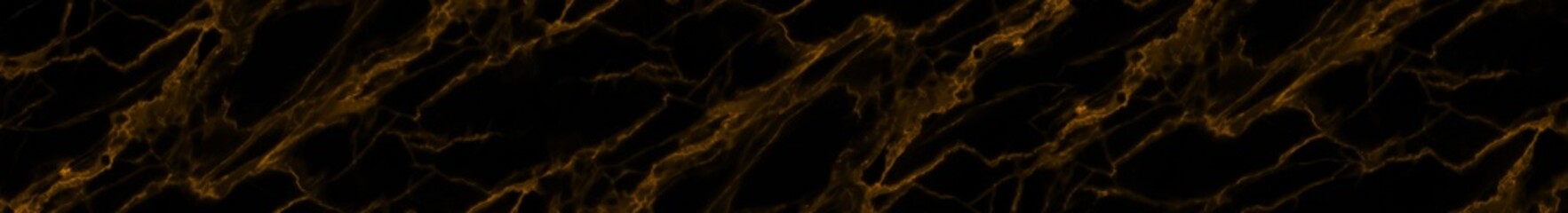 Black marble texture with glowing golden veins forming elegant luxury pattern