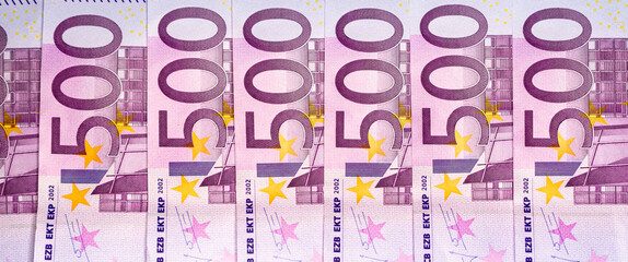 500 euro banknotes