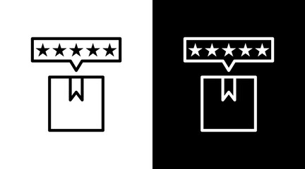 Product Review  White Icon Set Design