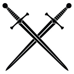 two crossed swords