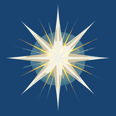 Fototapeta premium vector illustration of a christmas star