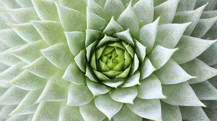 Fototapeta premium Close-up of a succulent plant. Succulent background, top view, flat lay. Nature abstract background, succulent plant macro