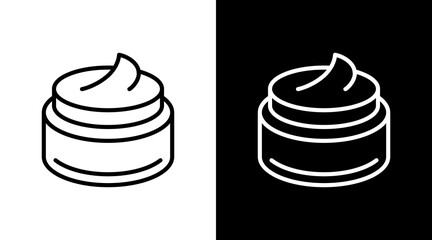 Moisturizer  White Icon Set Design