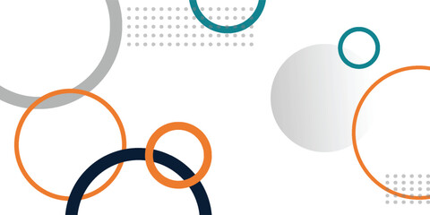 Abstract geometric background circle ring color shape.VICTOR.eps10