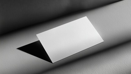 Brand Identity Mockup Template For Credit, Gift, Or Business Cards With Shadow Effects A Versatile Template For Showcasing Designs.