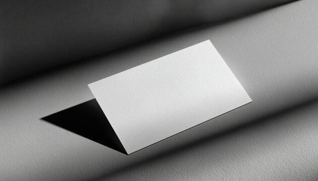 Brand Identity Mockup Template For Credit, Gift, Or Business Cards With Shadow Effects A Versatile Template For Showcasing Designs.