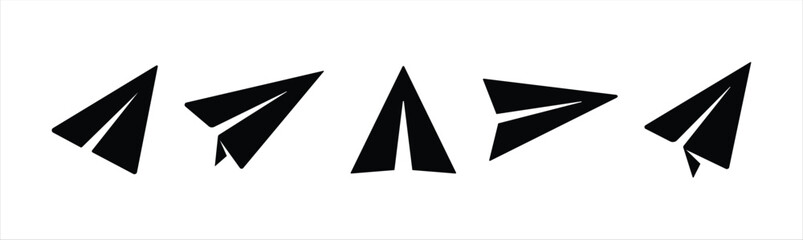 paper plane. paper airplane icon