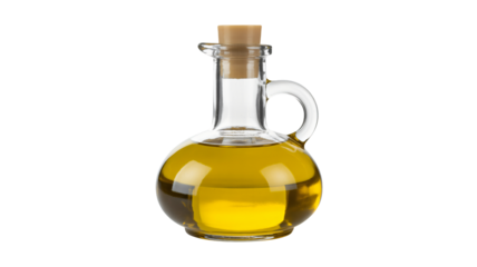 Pure olive oil in glass bottle, healthy lifestyle concept, adds a touch of elegance to any culinary project, perfect for food blogs and organic product ads