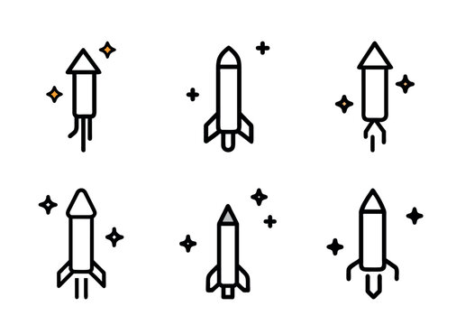 Set of vector arrow icons illustration
