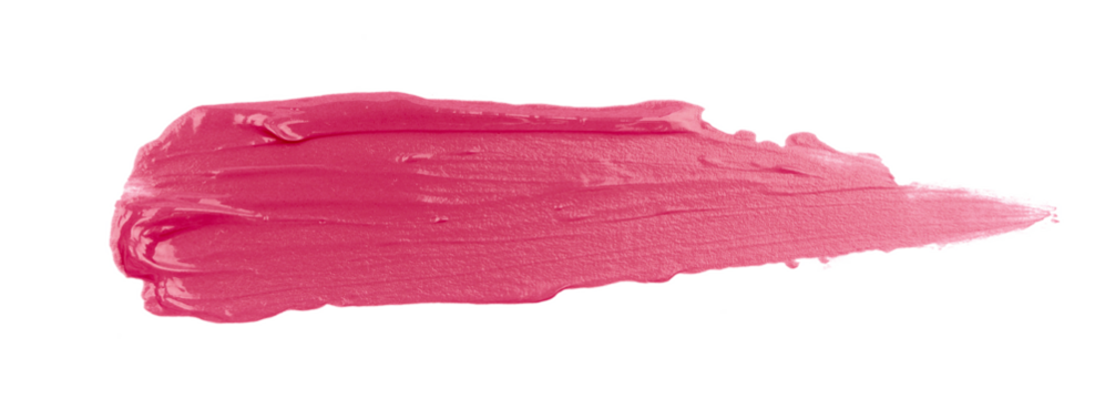 liquid pink blush isolated on white background