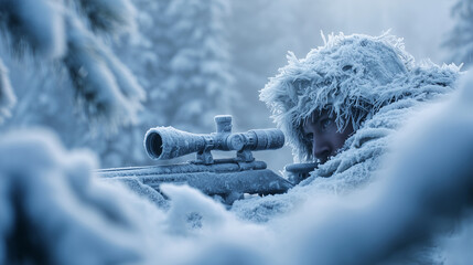 雪原のスナイパー