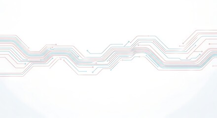 Modern technology background with vibrant circuit board pattern for digital design