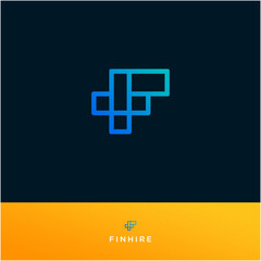 Fototapeta premium modern logo design