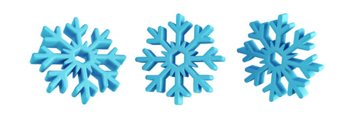 blue snowflake icon isolated on white