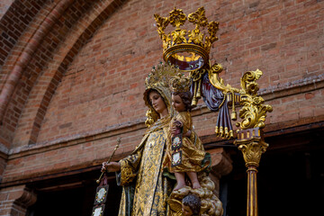 Obraz premium Religious image of the Virgin Carmen