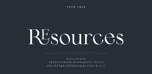 Elegant logo modern luxury alphabet font.  Typography elegant style alphabet fonts for beauty shop, decoration, business, boutique, fashion, brand, wedding, vintage design. vector illustration